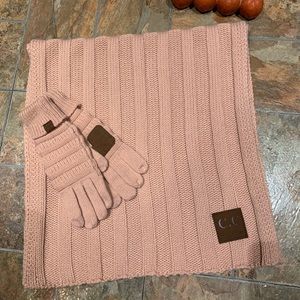 C.C. Exclusives Scarf and Gloves